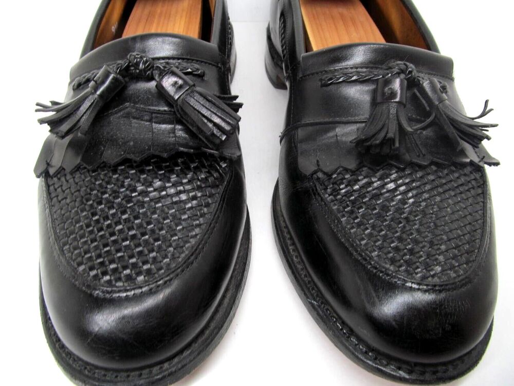 Allen Edmonds Cody Full Strap Tasseled Loafers Size US 9.5 D + shoe trees